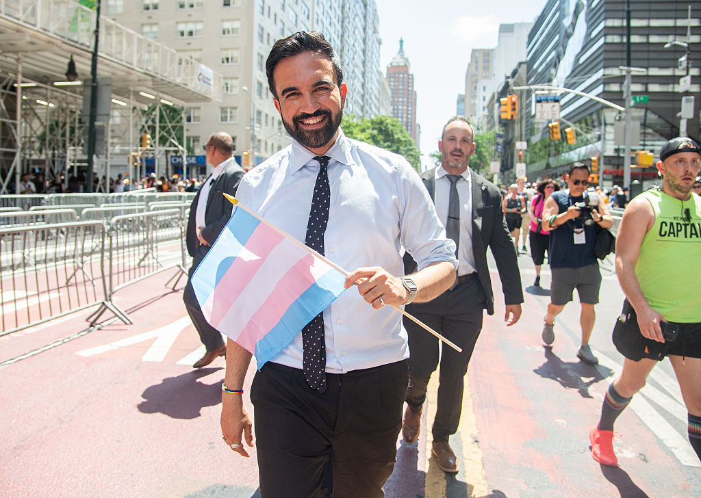 New York City mayoral candidate Zohran Mamdani attends the 2025 New York City Pride March on June 29, 2025 in New York City. (Noam Galai/Getty Images)
