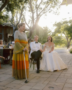 Tatum O’Neal giving a speech at Kevin McEnroe and Fern Cozine’s wedding, from a post dated July 20, 2025 | Source: Instagram/tatum__oneal