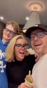 Evan Asher, Jenny McCarthy, and Donnie Wahlberg from a post dated September 12, 2024. | Source: Instagram/jennymccarthy