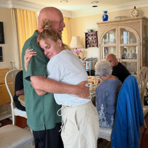 Bruce and Tallulah Willis hugging warmly on June 22, 2025 | Source: Instagram/buuski