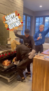 Jenny McCarthy, Donnie Wahlberg, and Evan Asher from a post dated November 28, 2024. | Source: Instagram/donniewahlberg