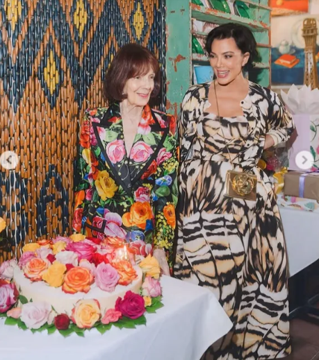 Kris Jenner looks at her mom as they take photo, from a post dated August 5, 2025 | Source: Instagram/krisjenner
